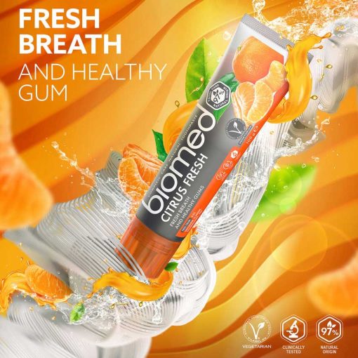 Biomed Citrus Fresh tandkräm för andedräkt