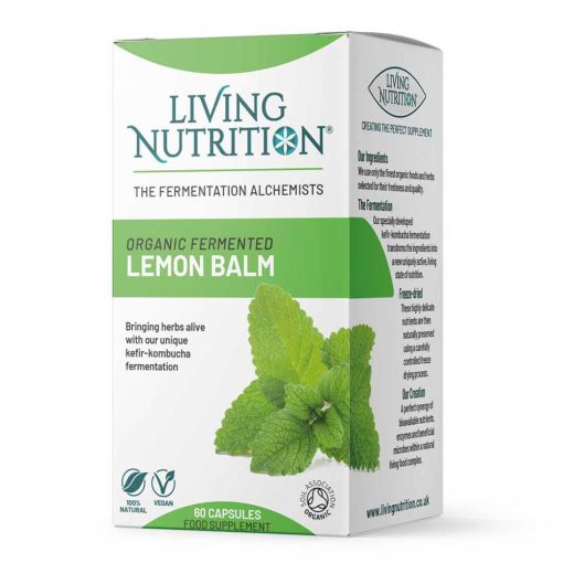 living nutrition lemon balm ekologiskt fermenterad citronmeliss