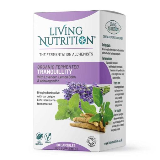 living nutrition organic fermented tranquility kosttillskott mot stress