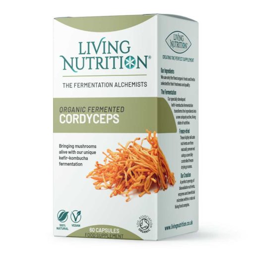 living nutrition organic fermented cordyceps svamp kosttillskott