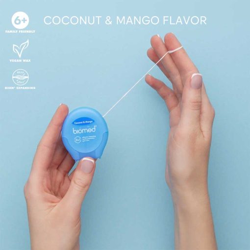 Biomed Coconut & Mango tandtråd miljövänlig och veganvänlig