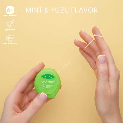Biomed Mint & Yudzu tandtråd vegan